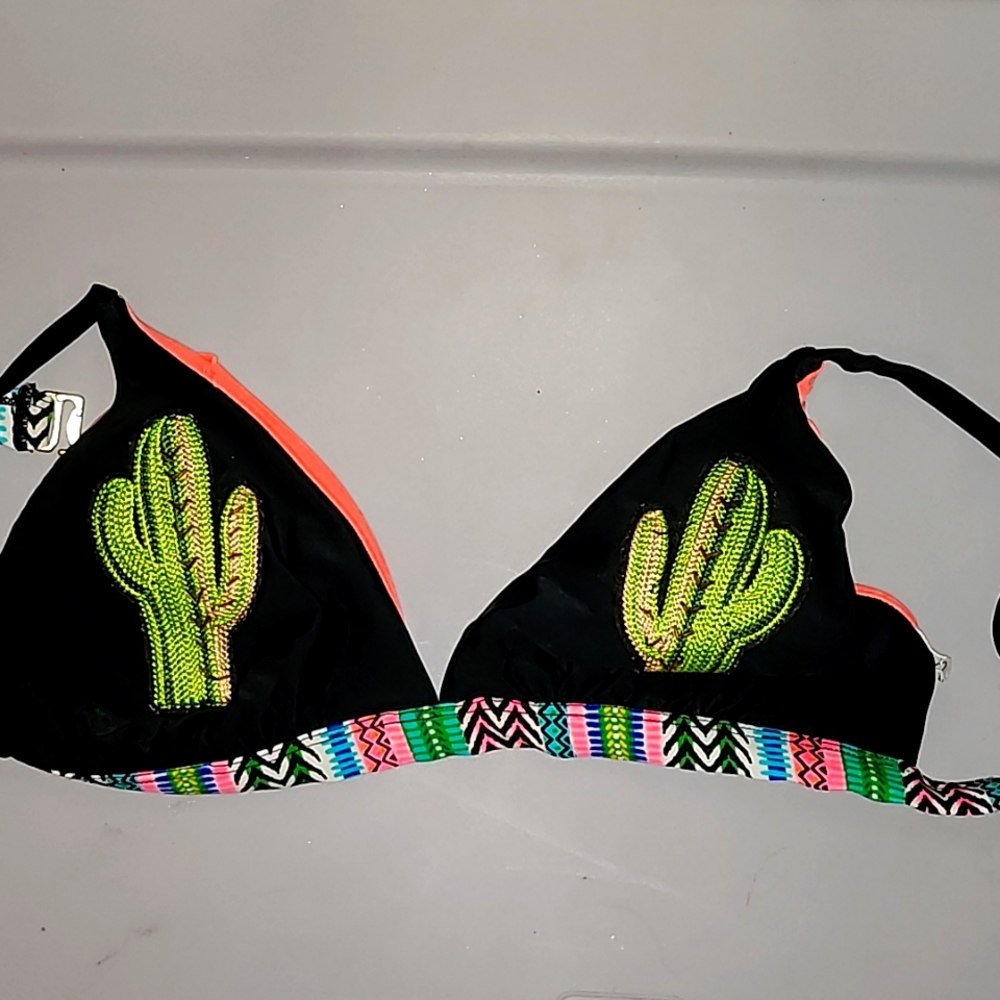 Aztec suit top with cactus (brand unknown)